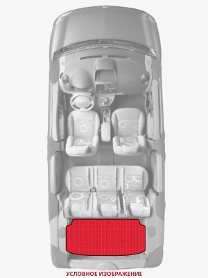 ЭВА коврики «Queen Lux» багажник для Renault 4